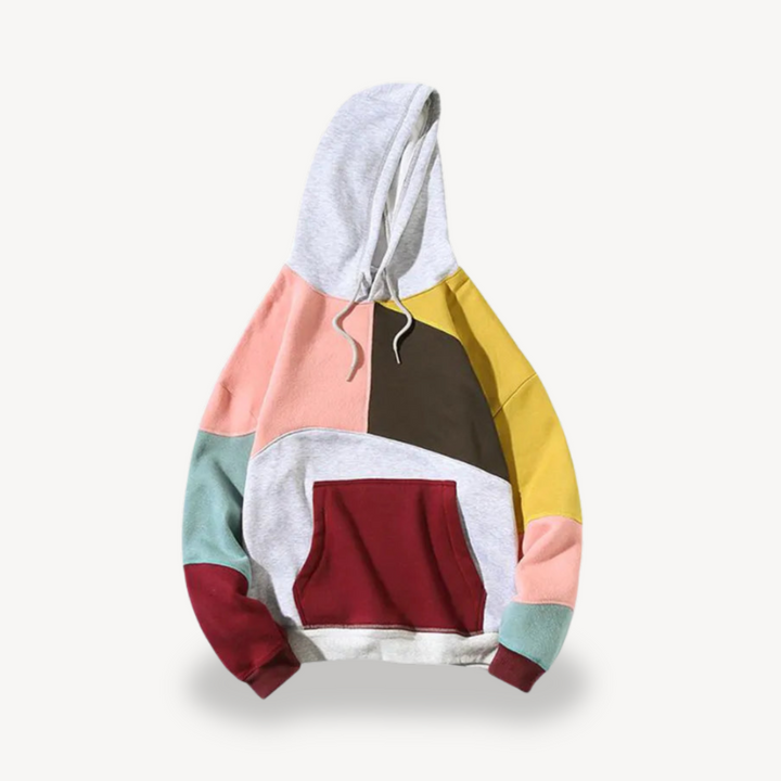 Color-Blocked Hoodie | Loravelle