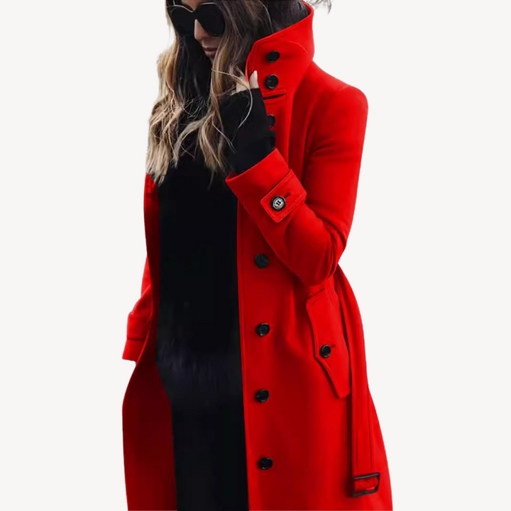Women’s Wool Blend Trench Coat | Loravelle