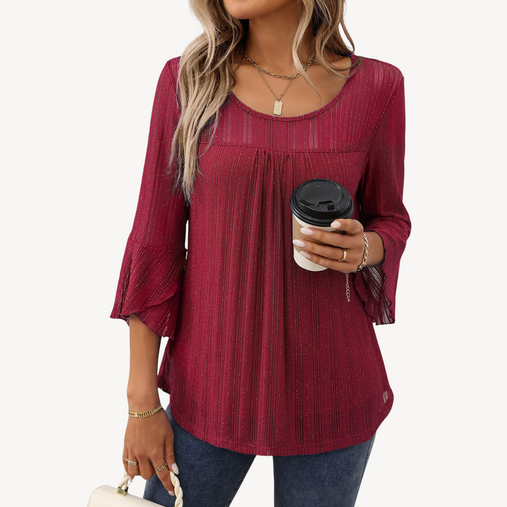 Bell Sleeve Tunic Top for Women | Loravelle