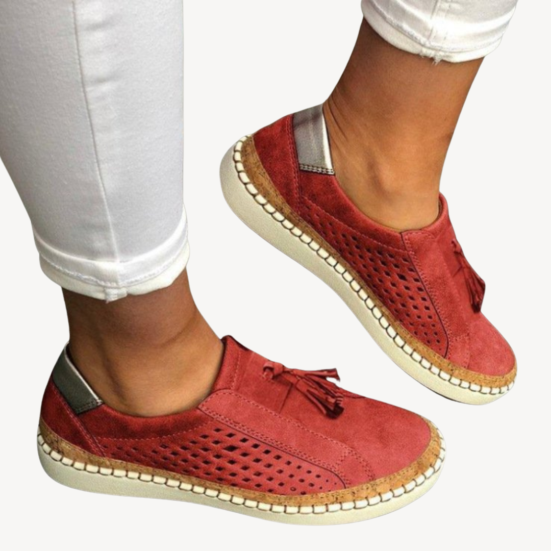 Orthopedic Suede Loafers for Women | Loravelle