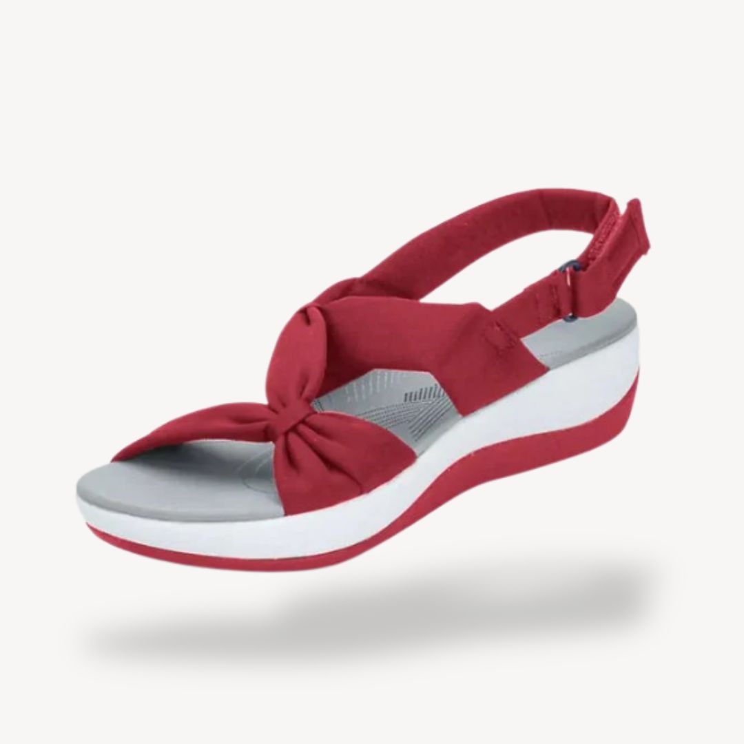 Orthopedic Women's Fabric Platform Sandals | Loravelle