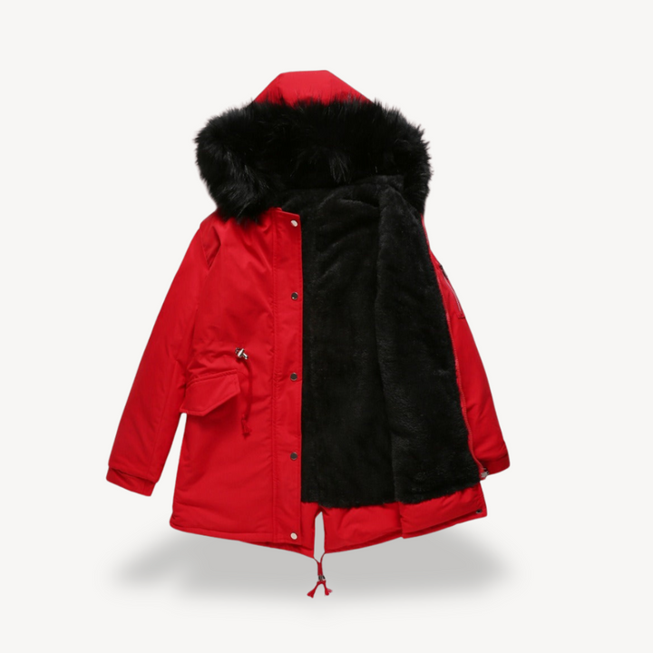 Women’s Faux Fur Hooded Parka Jacket | Loravelle