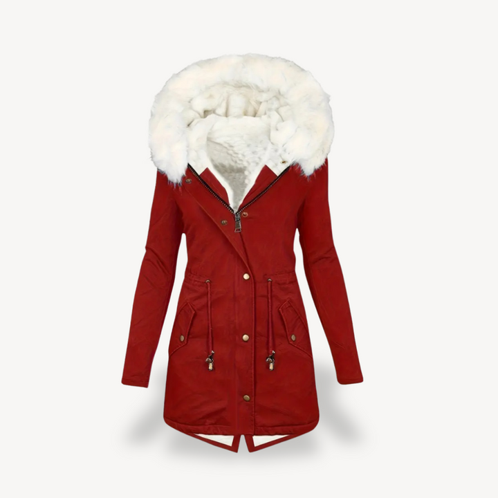Women's Faux Fur Hooded Parka Jacket | Loravelle
