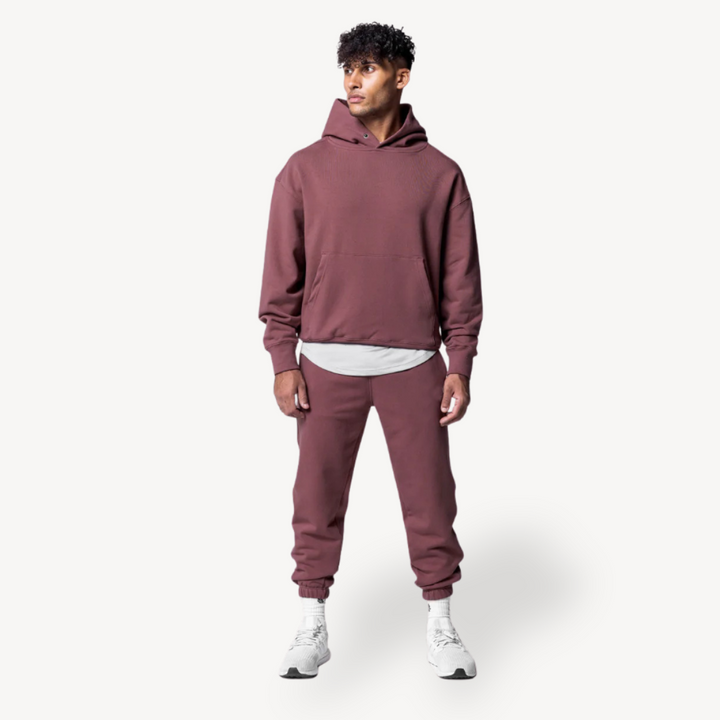 Men’s Cotton Hoodie & Jogger Set | Loravelle