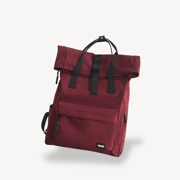 Women's Polyester Roll Top Backpack | Loravelle