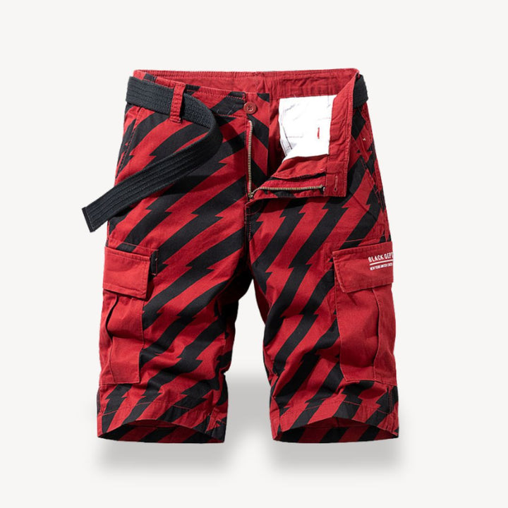 Men's Camo Cargo Shorts with Belt | Loravelle
