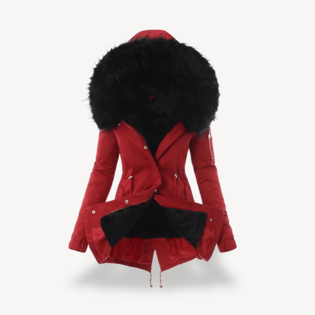 Women's Fur Lined Winter Parka | Loravelle