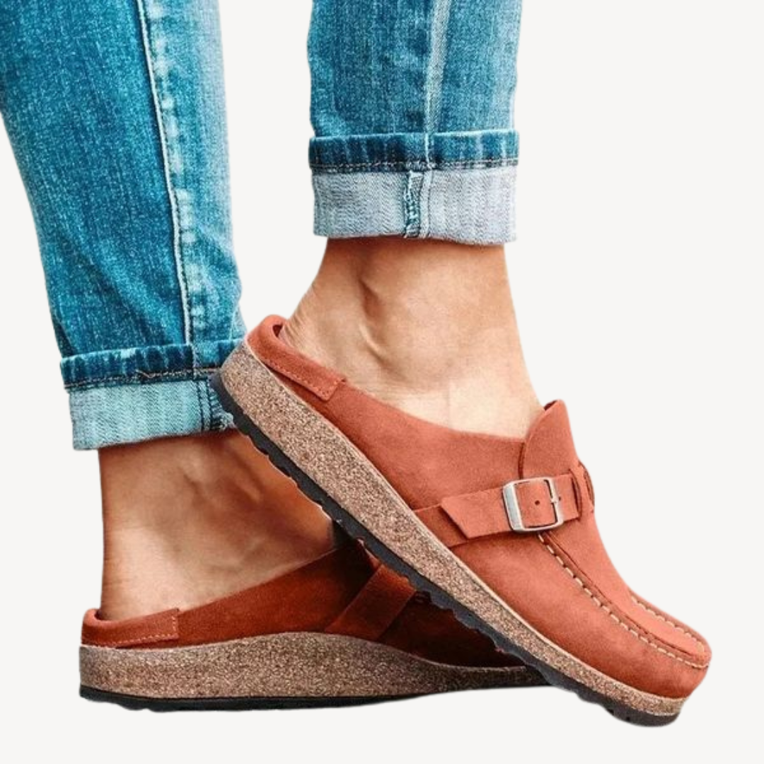 Orthopedic Loafers for Women with Buckle | Loravelle