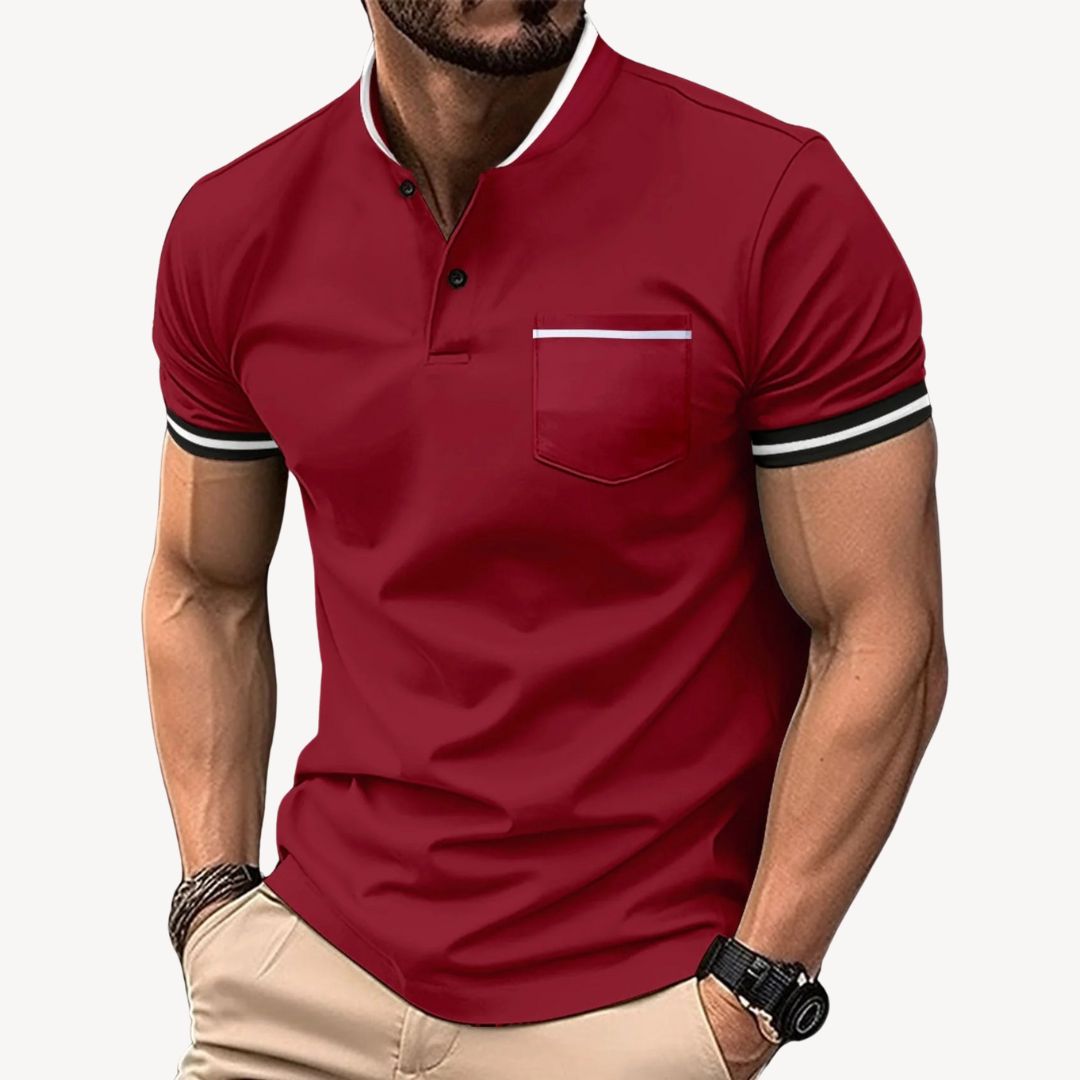 Men's Casual Henley Shirt | Loravelle