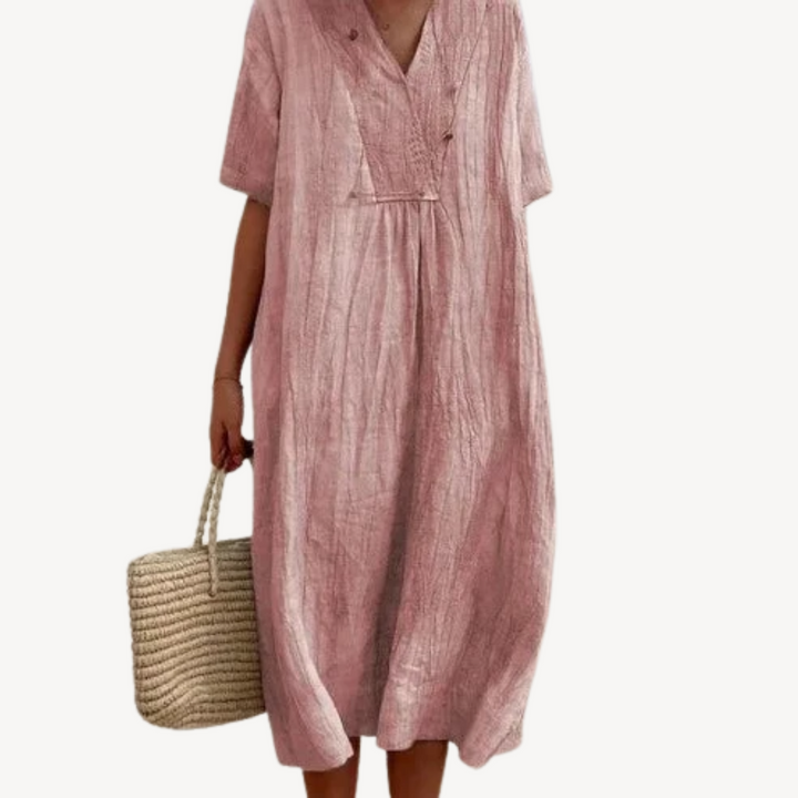 Women’s Midi Beach Dress Loose Fit Summer | Loravelle