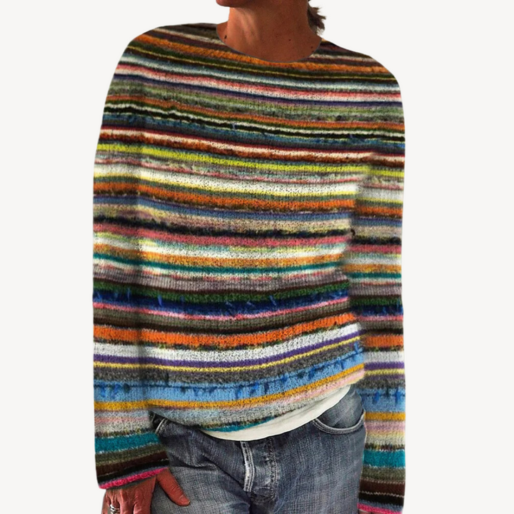 Embroidered Floral Sweater for Women | Loravelle