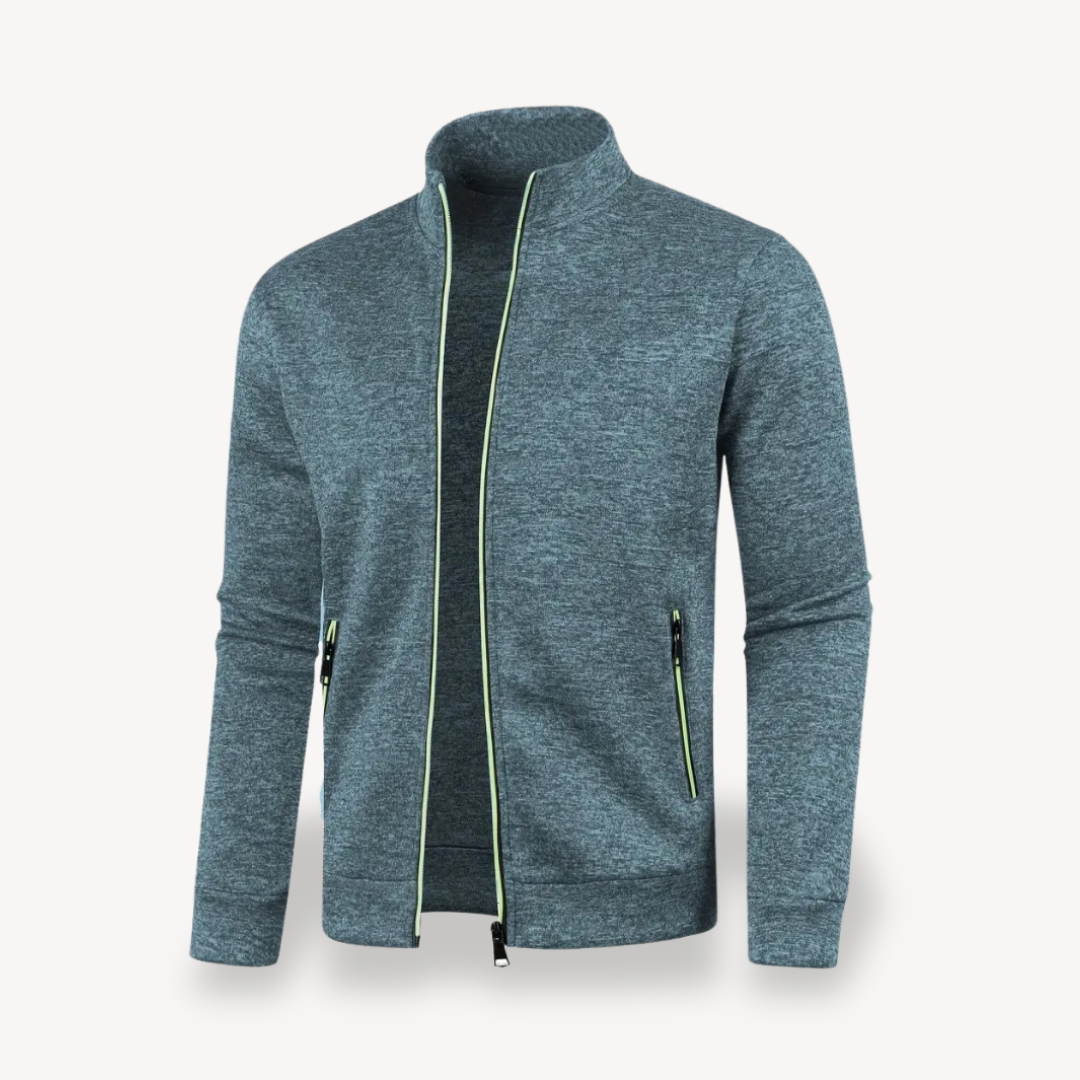 Men’s Zippered Track Jacket | Loravelle