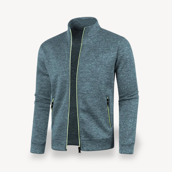 Men’s Zippered Track Jacket | Loravelle