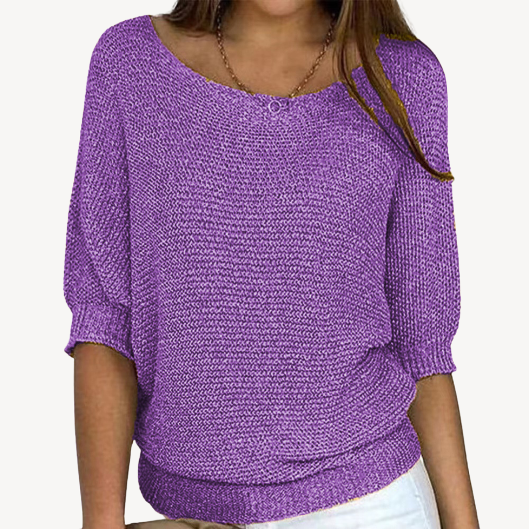 Women’s Knit Pullover Sweater Casual | Loravelle