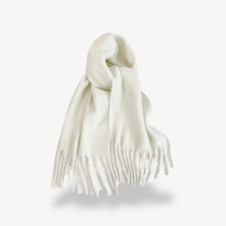 Fringed Wool Scarf | Loravelle