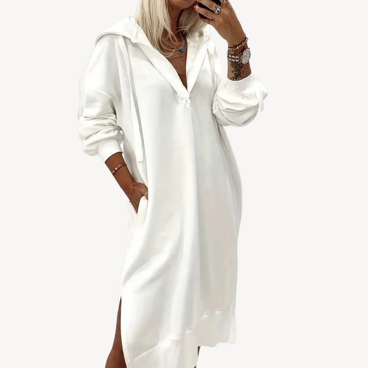 Women's Hooded Sweatshirt Dress | Loravelle