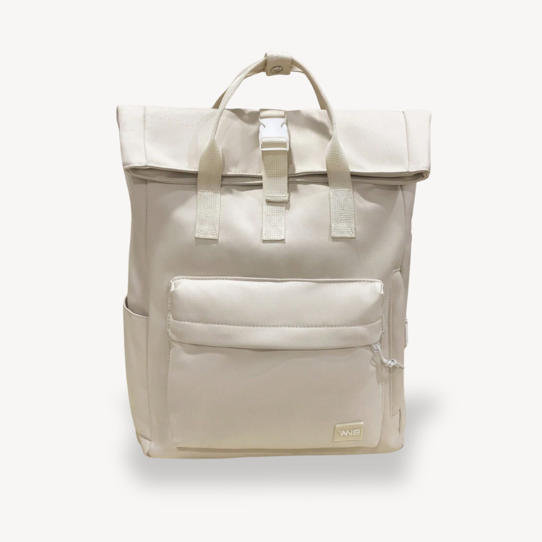 Women's Polyester Roll Top Backpack | Loravelle