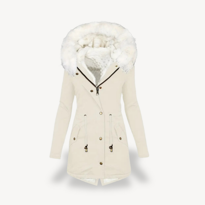 Women's Faux Fur Hooded Parka Jacket | Loravelle