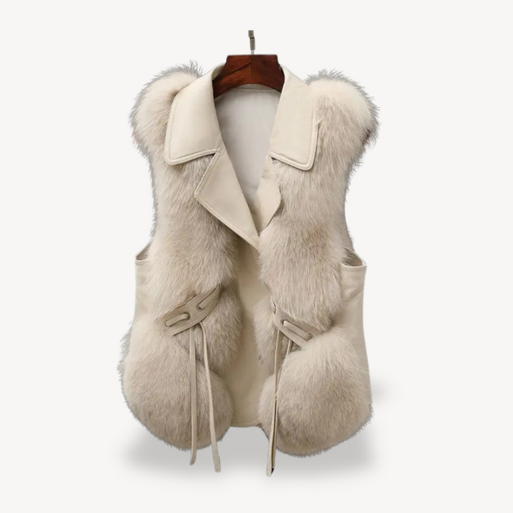 Faux Fur Lined Vest for Women | Loravelle
