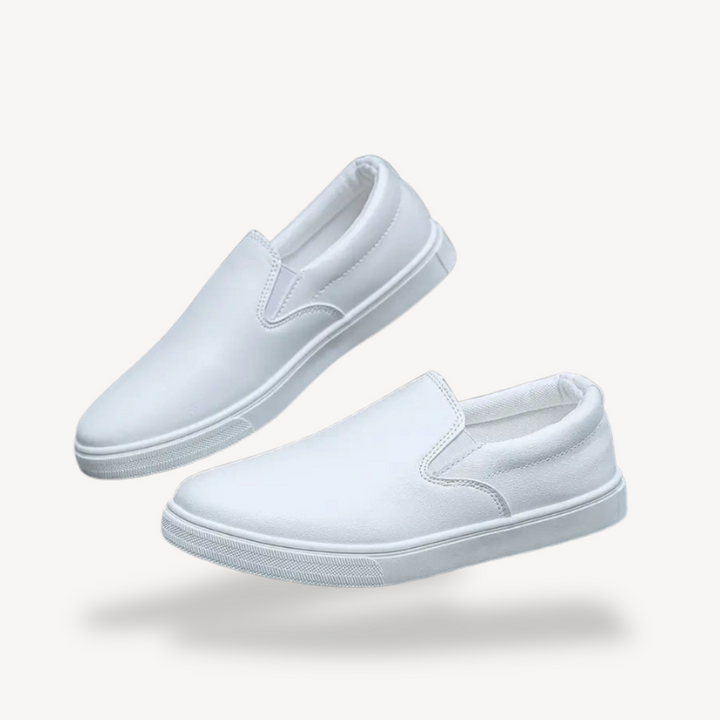 Men's Orthopedic Faux Leather Slip-On Dress Shoes | Loravelle