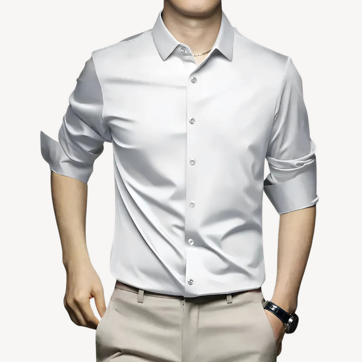 Men's Polyester Long Sleeve Shirt | Loravelle