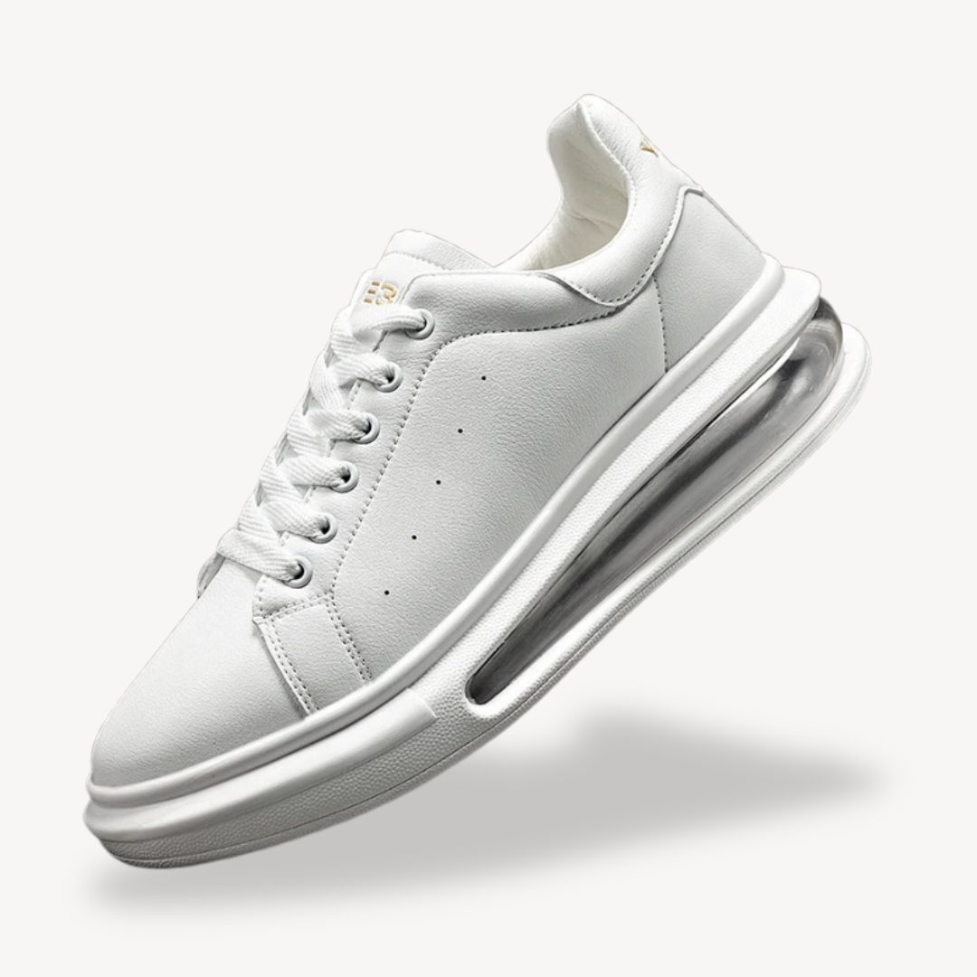 Men's Leather Air Cushion Sneakers | Loravelle