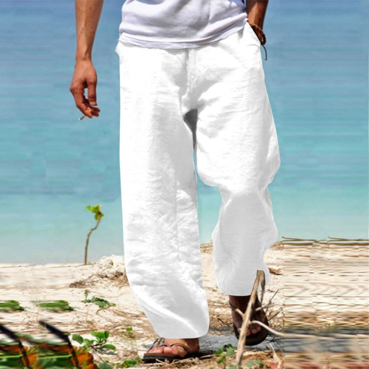 Men's Linen Beach Pants | Loravelle