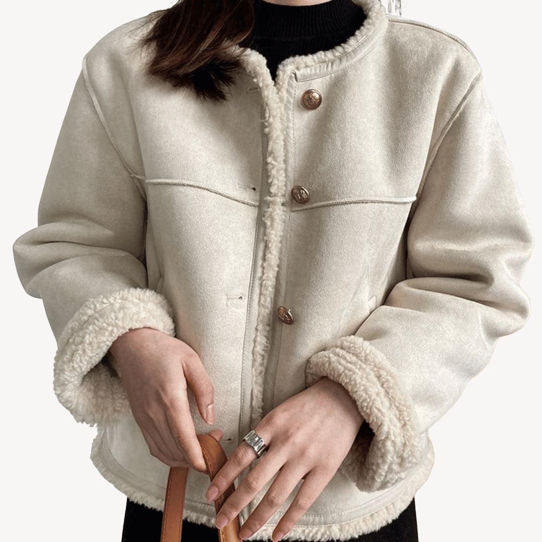 Women’s Faux Fur Trim Fleece Lined Jacket | Loravelle