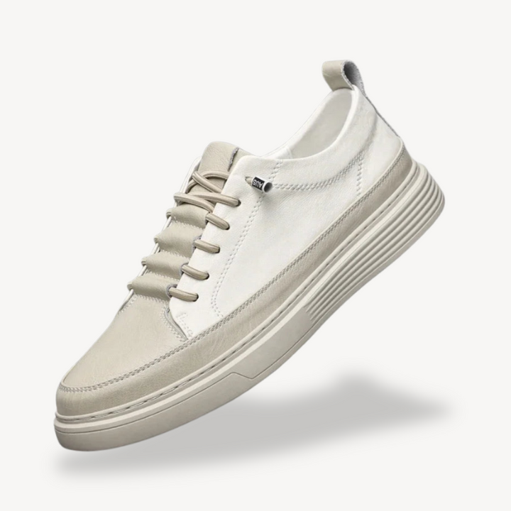 Men's Orthopedic Sneakers with Leather-Like Upper | Loravelle