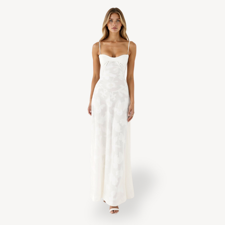 Women's Floral Lace Maxi Dress | Loravelle