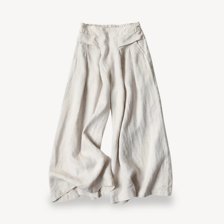 Women's Wide-Legged Linen Culottes | Loravelle