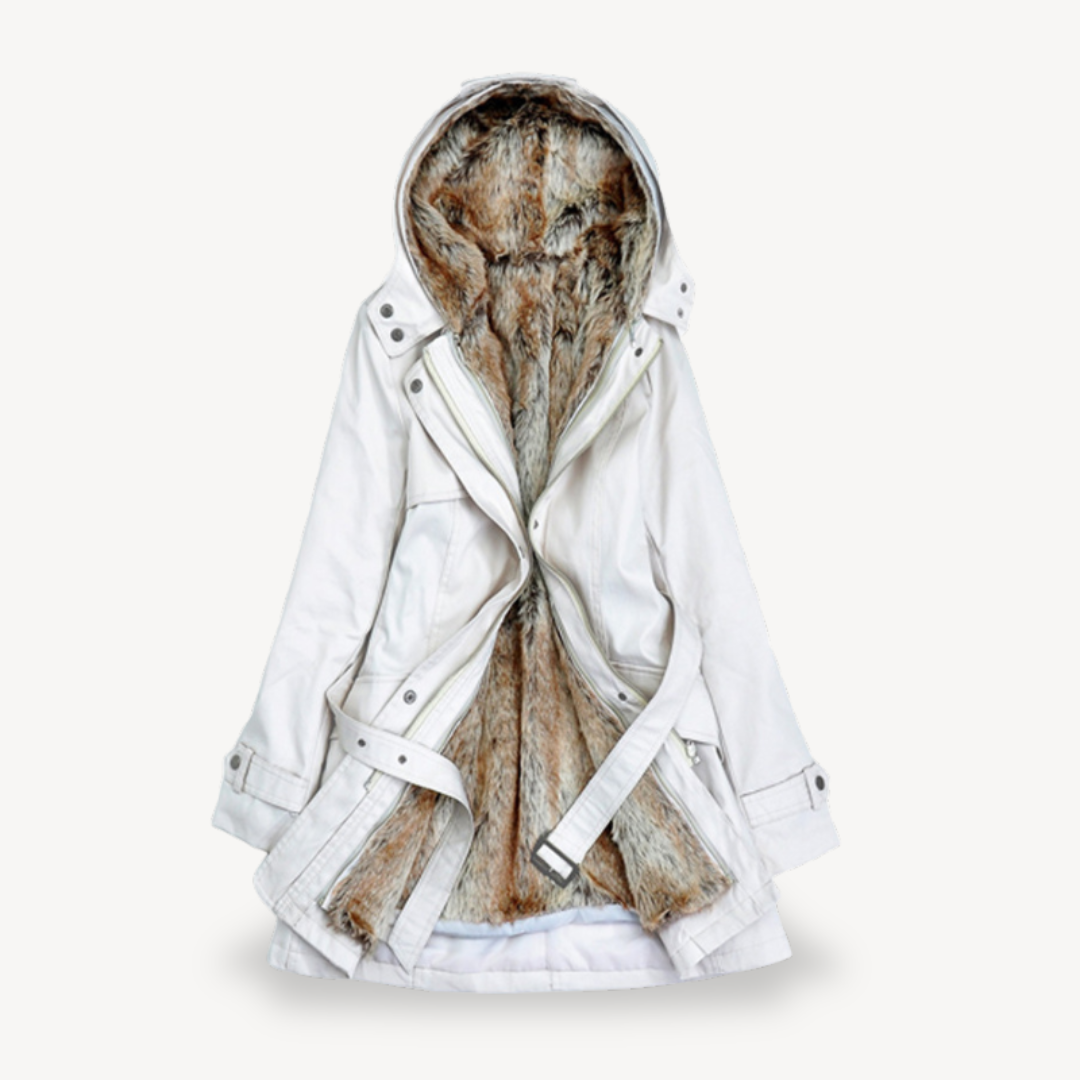 Women’s Faux Fur Lined Parka Jacket | Loravelle