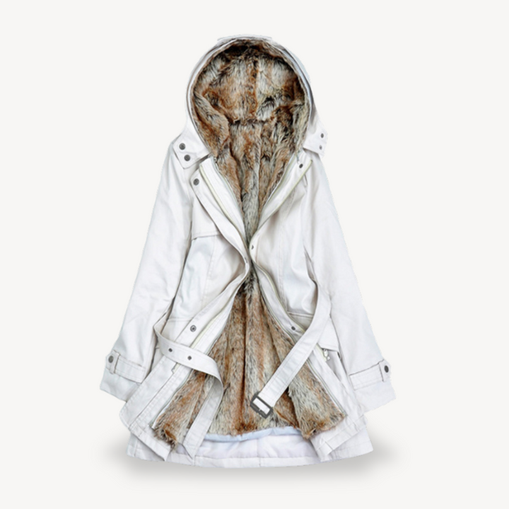 Women’s Faux Fur Lined Parka Jacket | Loravelle