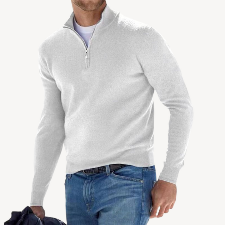 Men's Zip-Up Sweater | Loravelle