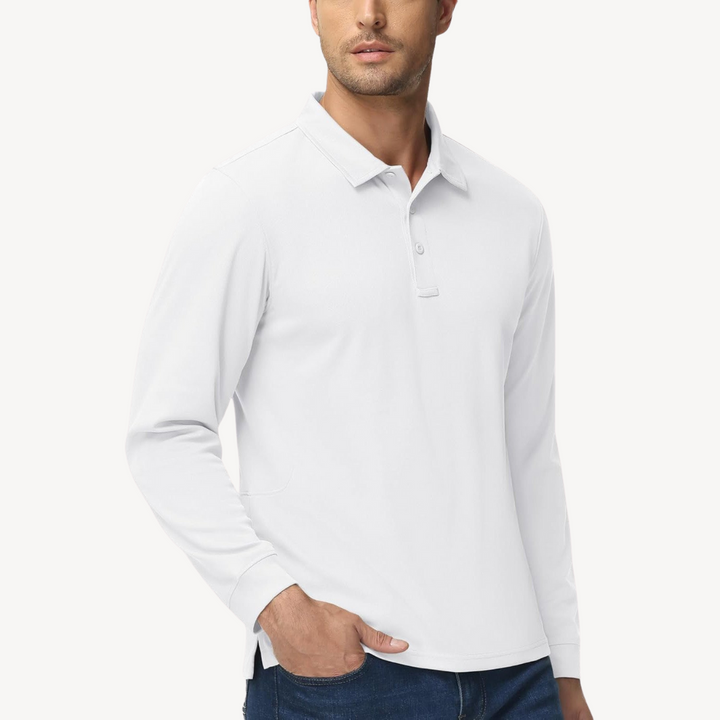 Men's Long Sleeve Polo Shirt | Loravelle