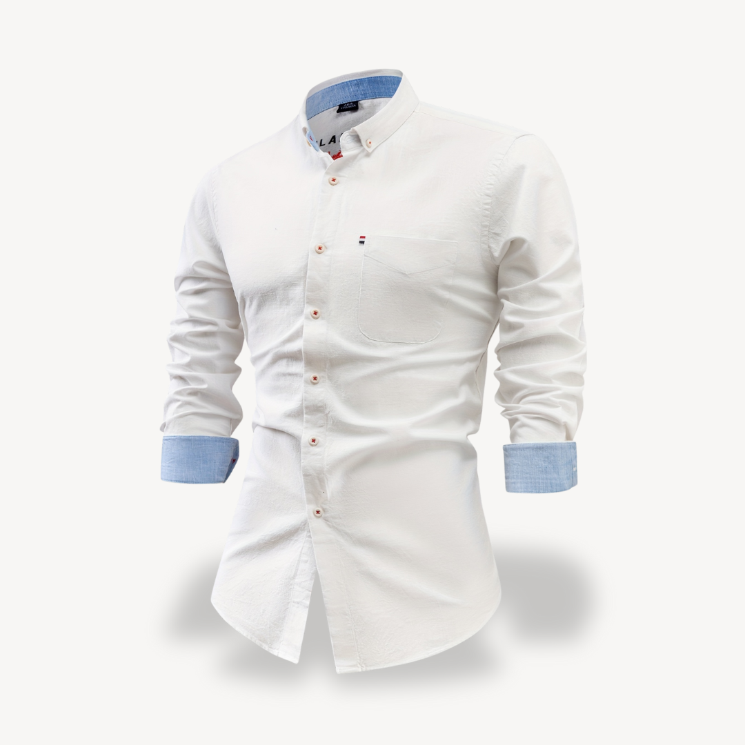Men's Linen Button-Down Shirt - Casual & Stylish | Loravelle