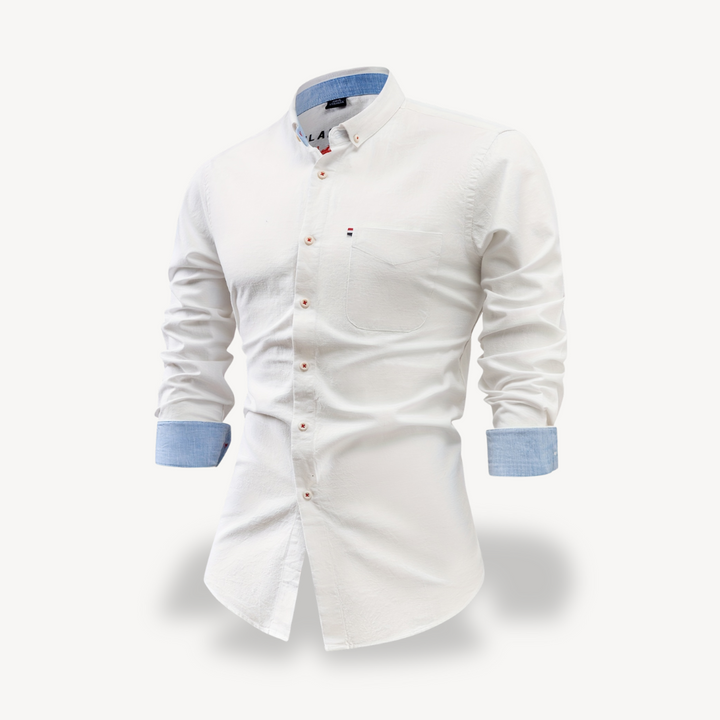 Men's Linen Button-Down Shirt - Casual & Stylish | Loravelle