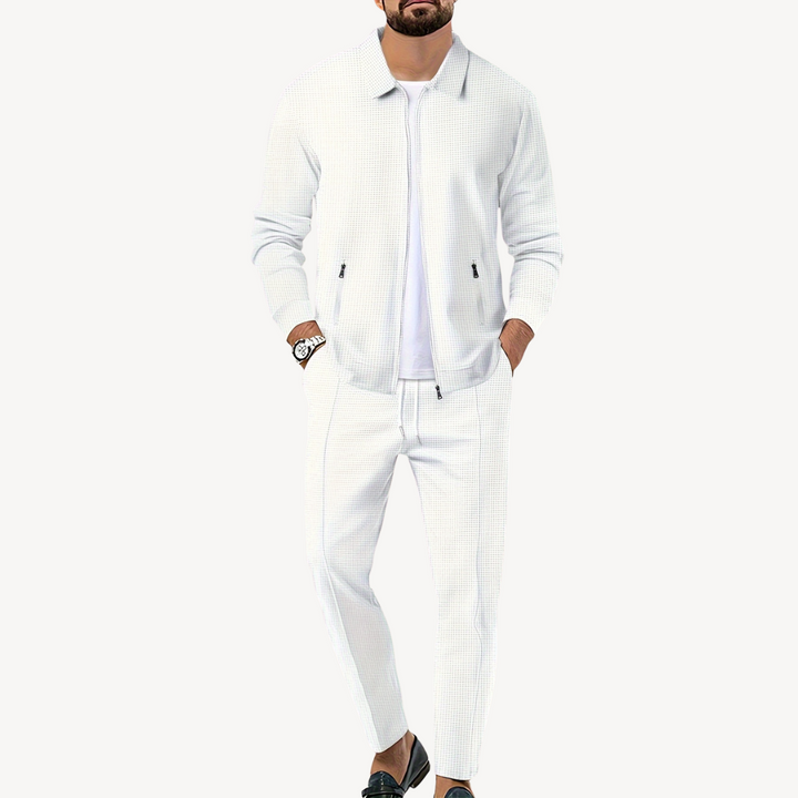 Men's Waffle Knit Loungewear Set | Loravelle