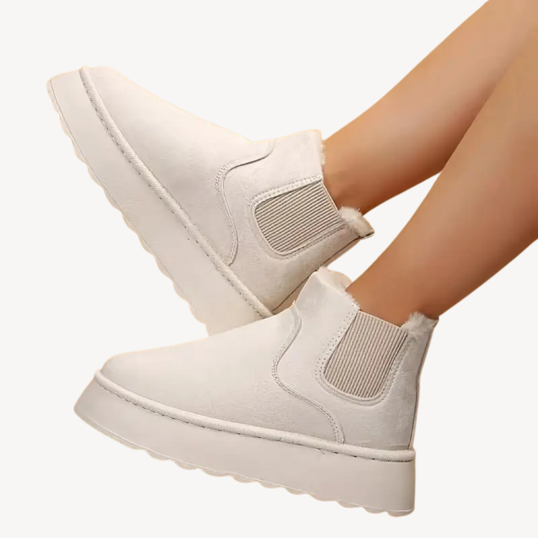 Women's Orthopedic Faux Fur Ankle Boots | Loravelle