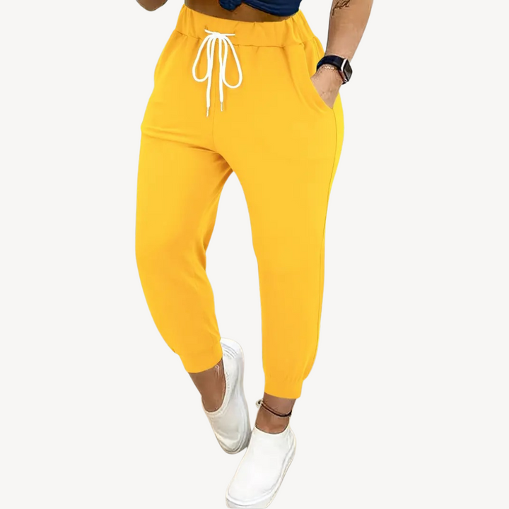 Women's Elastic Waist Jogger Pants | Loravelle