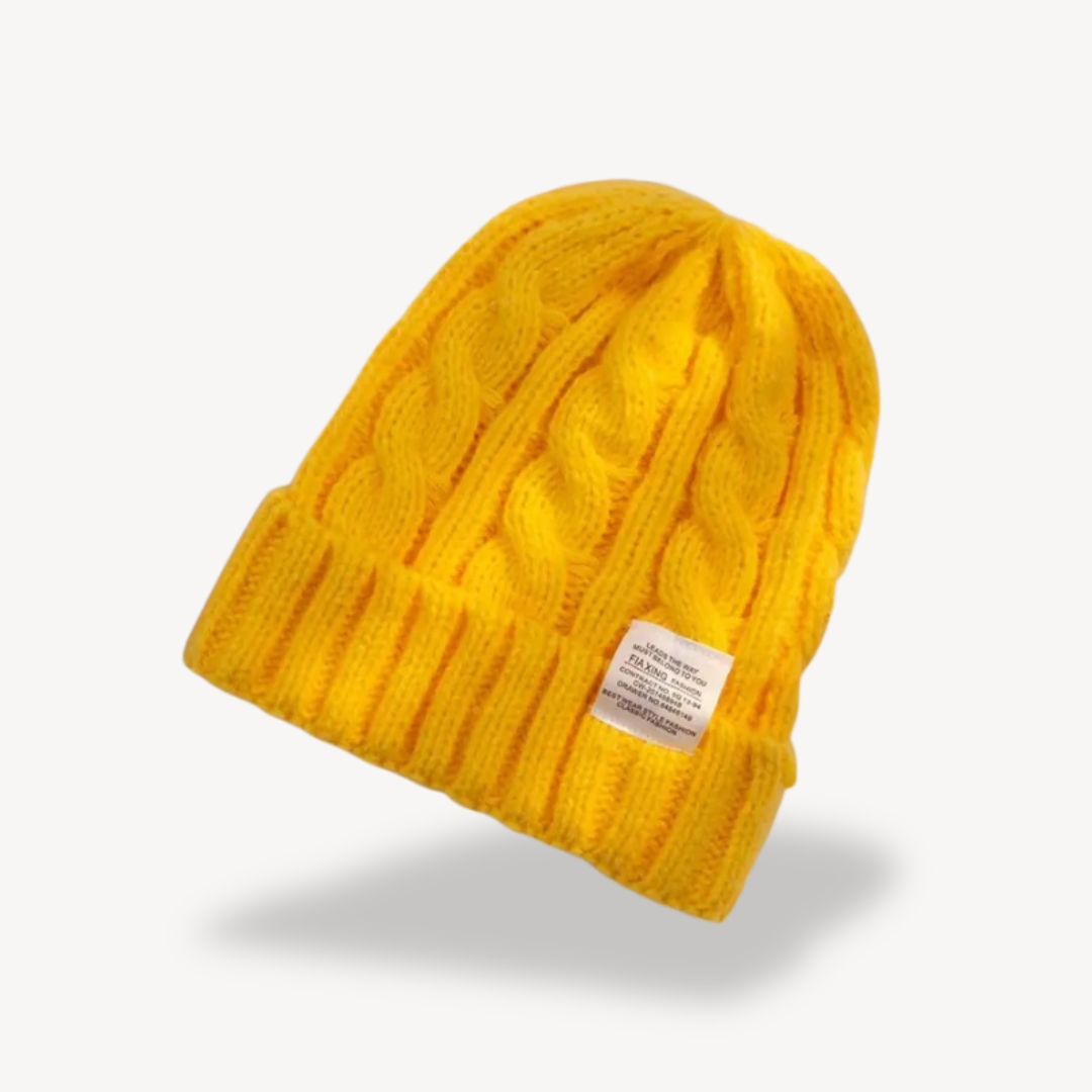Cable Knit Beanie Hat for Women - Soft Wool Blend | Loravelle