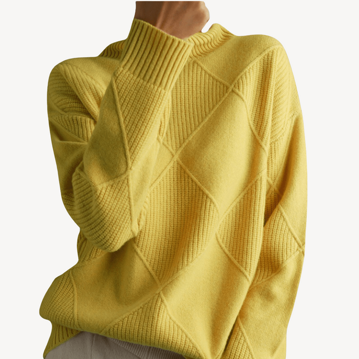 Women's Knit Turtleneck Sweater | Loravelle