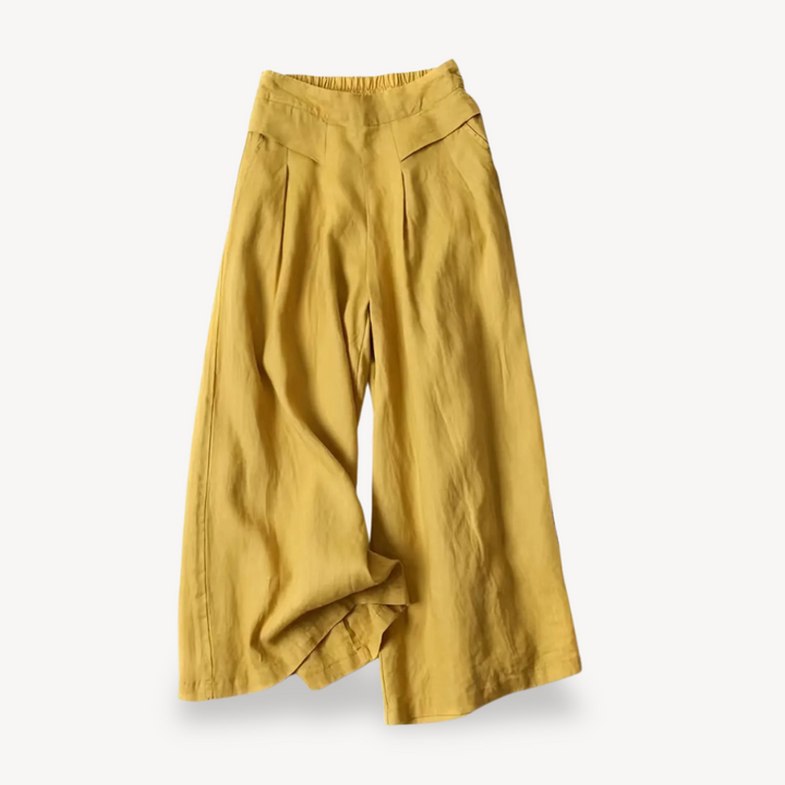Women's Wide-Legged Linen Culottes | Loravelle